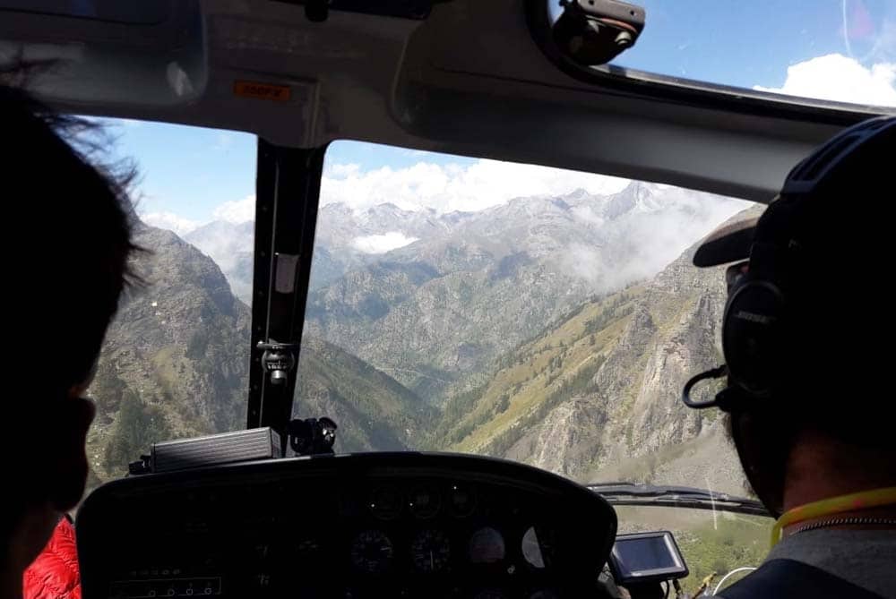 View from the Helicopter during Kailash Manasarovar Yatra by Helicopter